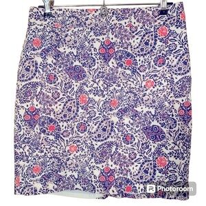 Ann Taylor petite size 2P Floral mini skirt